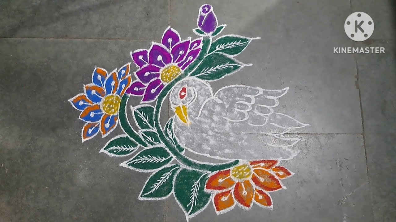 Maha creative rangoli 