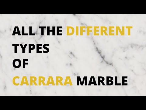 All the Types of Different Carrara Marble