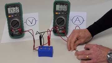 Introduction to Battery EMF + r  Terminal Voltage and Current
