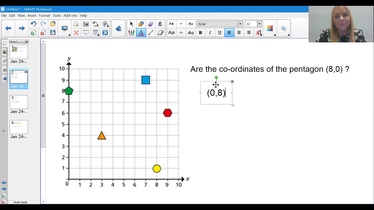 Mrs. Moore Math YR6 Maths: Finding co ordinates with Mrs Moor - YouTube