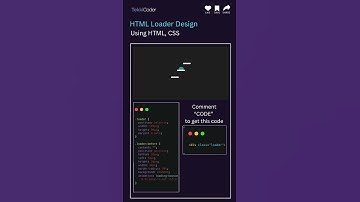 CSS Loader Animation ⏳ | Pure HTML & CSS | Satisfying UI Design #coding #webdesign #python