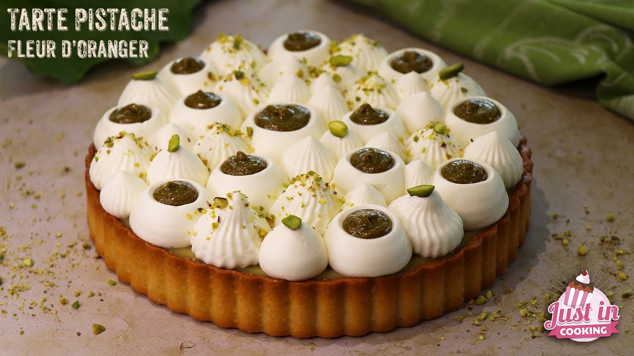 Recette de Tarte Pistache et Fleur d'Oranger