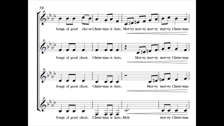 Carol of the Bells - SSAA a cappella unaccompanied...