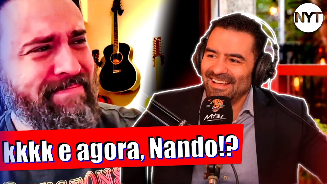 Mamãefalei zomba da cara do Nando Moura após fracasso do YouTuber sobre Partido Missão