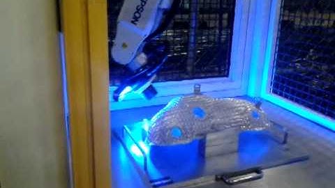 Sistema de vision Cognex y Robot Epson