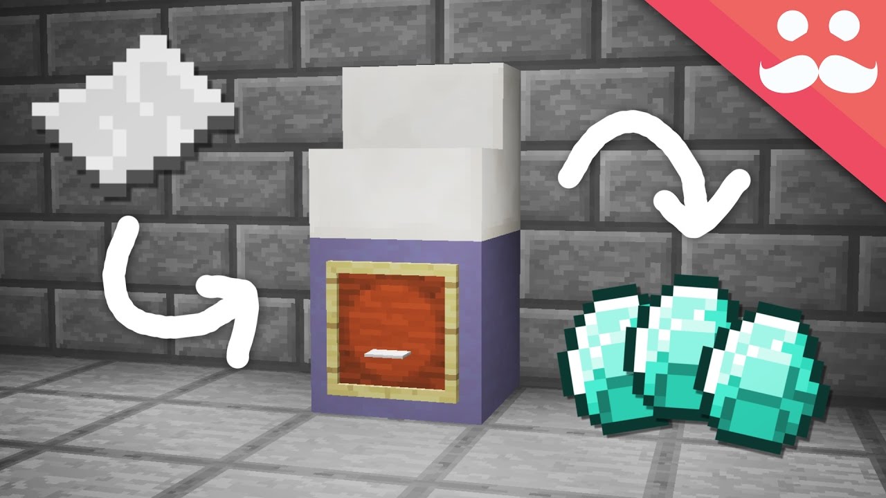 The Working ATM Machine in Vanilla Minecraft! - YouTube The Working ATM Machine in Vanilla Minecraft! - YouTube