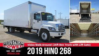 Dallas Delivery Truck | 26ft Box Truck with Lift Gate | 2019 Hino 268