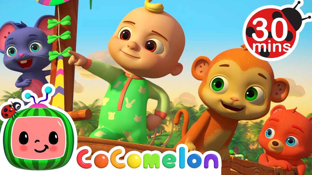 Apples and Bananas 30 MIN LOOP Animal Songs For Kids