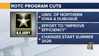 ROTC programs at Univ. of Northern Iowa, Univ. of Dubuque to shut down