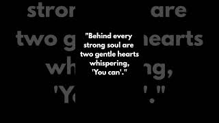 The hidden force behind strength: Love and support .❤️🔥