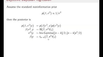 Bayesian linear regression