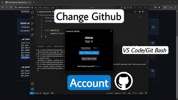 How to Change GitHub Account from VS Code | Same Process for Git Bash