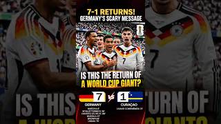 7-1 Returns! Germany's Scary Message to Every World Cup Contender! #germany #worldcup2026 #shorts