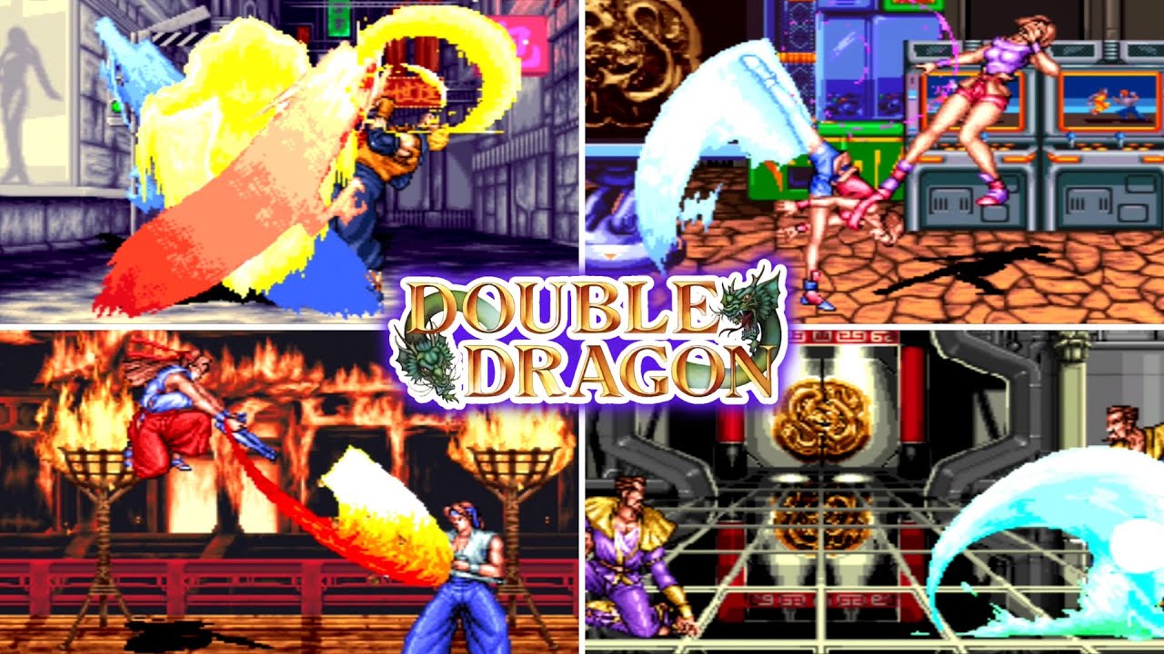 Double Dragon Neo-Geo all Characters and bosses 