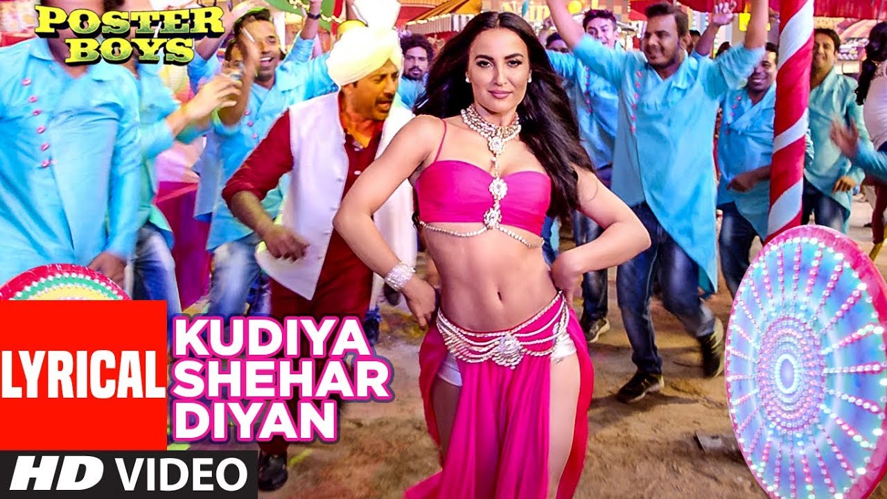 Kudiya Shehar Diyan Song With Lyrics  Poster Boys  Sunny Deol Bobby Deol Shreyas Talpade