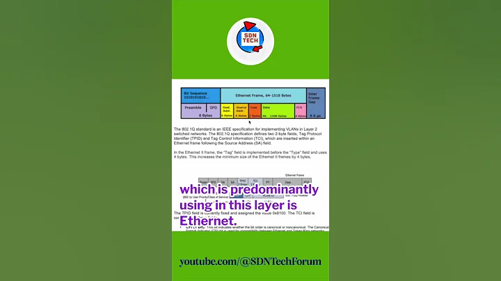 Ethernet Frame 101 #ethernet #osimodel  #networking #datalinklayer #sdntechforum #tutorial