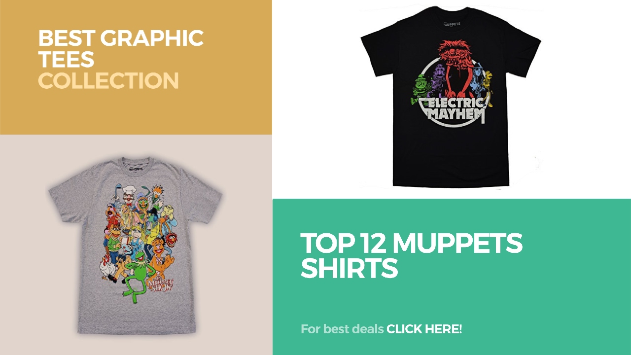 Top 12 Muppets Shirts // Best Graphic Tees Collection