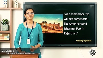 Grade 3 English WKB Chapter 3 Class 1 Amazing Rajasthan Story Explanation of Story