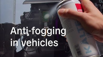 Demonstration: Anti-fogging in vehicles