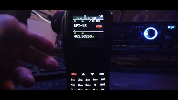 Storing FM broadcast stations via the front panel. on the Wouxun KG935G