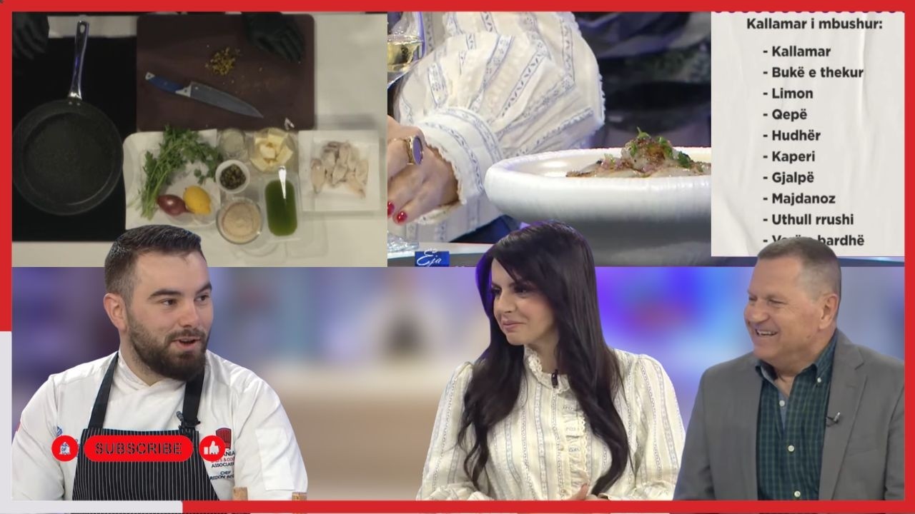 “Gastronomi” - Receta e ditës: Kallamarë të mbushur | Eja te ne