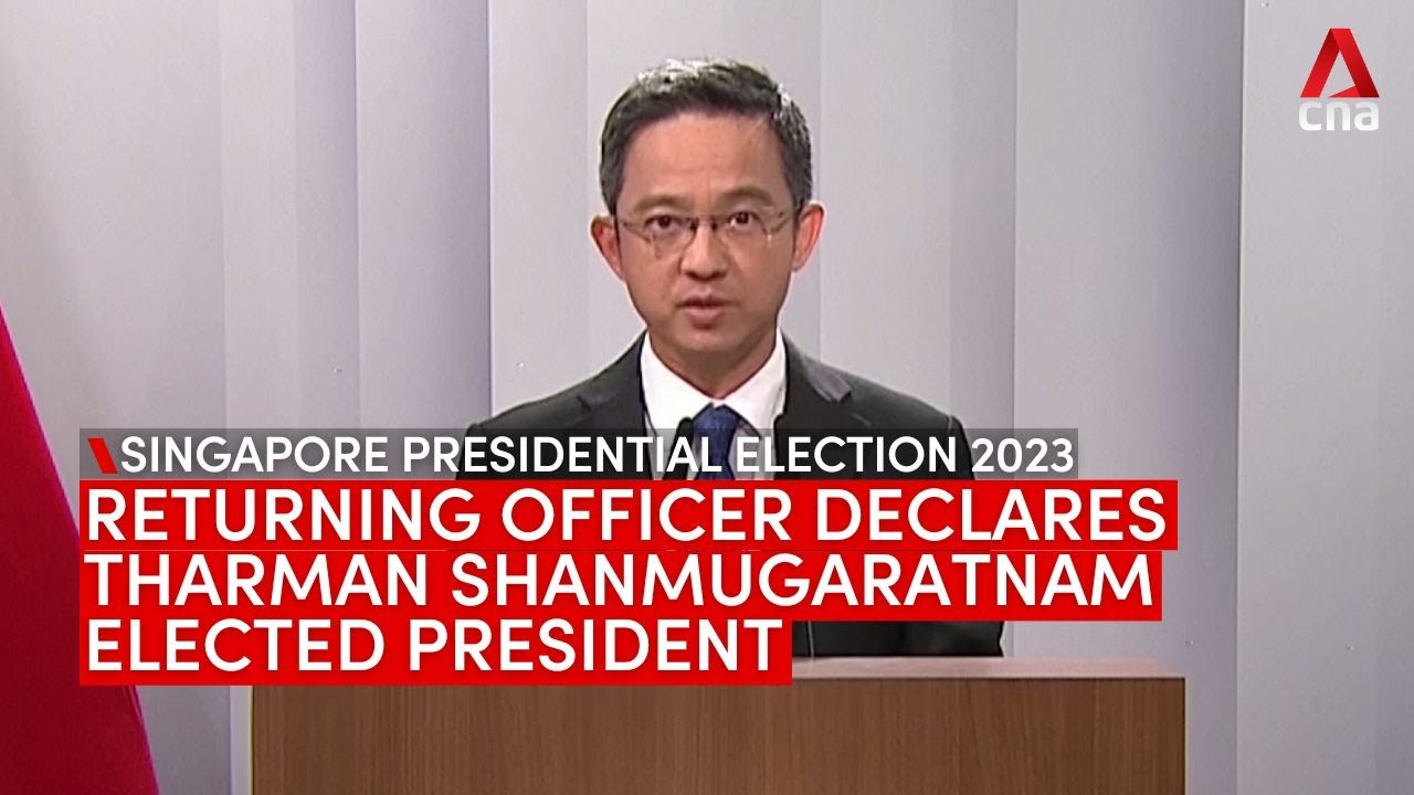 Singapore Presidential Election Tharman Elected President Official singapore-presidential-election-tharman-elected-president-official