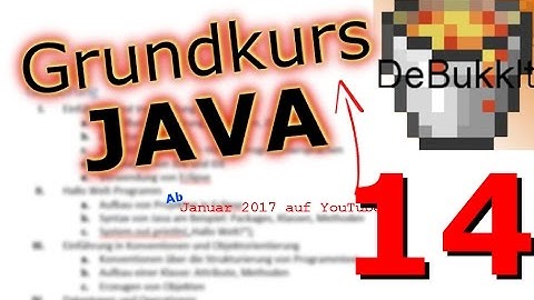 JAVA Grundkurs #14 - Dateien lesen und schreiben [Tutorial]
