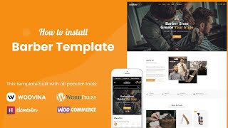 How to install Barber - Website Template for Barbershop & Hairdresser screenshot 5