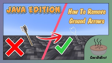 How To Remove Ground Arrows! [1.13+ Java Edition]