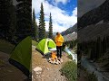 Camping on a High Mountain Slope by a Turquoise Stream 🌲💧 Timelapse