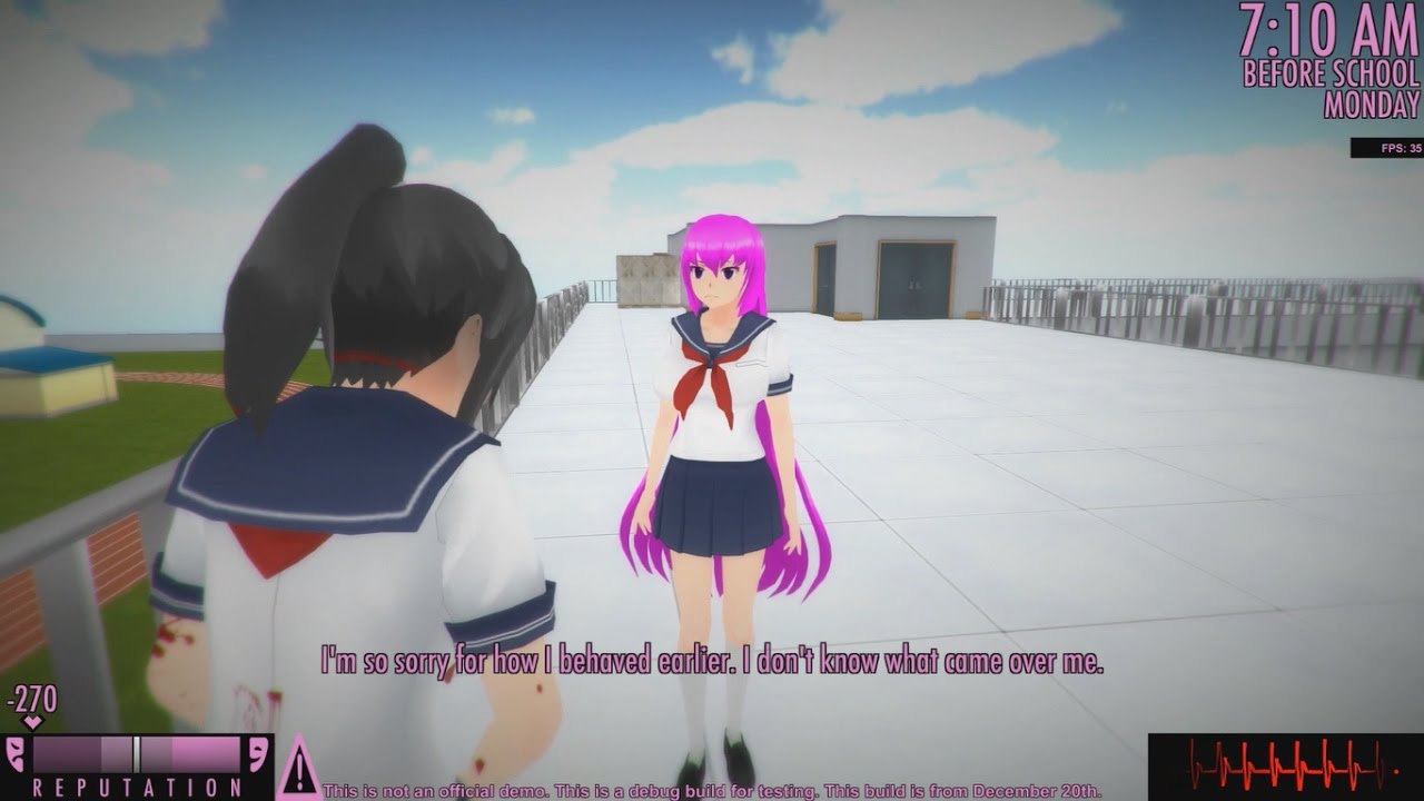 yandere simulator game play