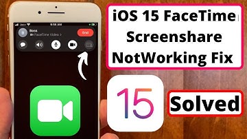 iOS 15 FaceTime Screen share Not Working After Update How to Fix FaceTime Screen share Greyed out
