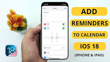 How to Add Reminders to Your Calendar App on iPhone iOS 18 | Simple Tutorial