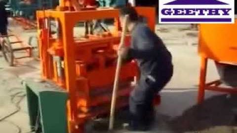 QTJ4-40B2 concrete manual /semi-automatic block machine