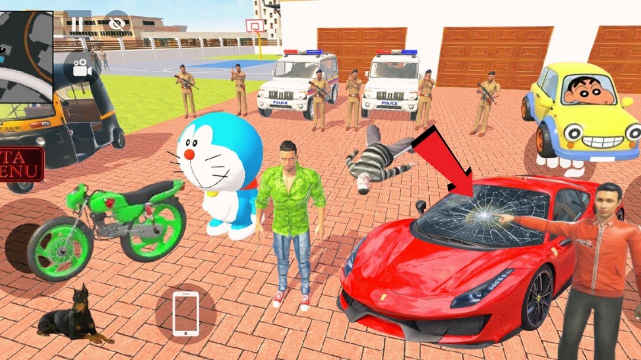 😱💥DORIMON CAR ACCIDENT |  POLICE NE PAKAD LIYA 🥺| Frankli police station GYA 😭 Thept Auto game