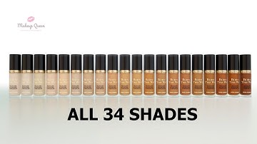 All 34 Shades of Too Faced Born This Way Super Coverage Concealer 2021