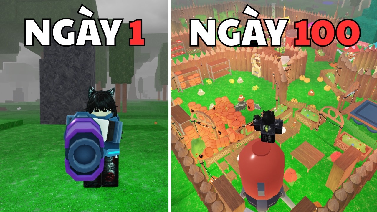 100 NGÀY CÙNG CÁC CAO THỦ TRÊN 1000 NGÀY VÀ MỘT PRO 15.000 NGÀY | 99 NIGHT IN THE FOREST