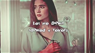 Let Me Down - Veeshy and Brandon Mignacca - slowed and reverb - synthwave song