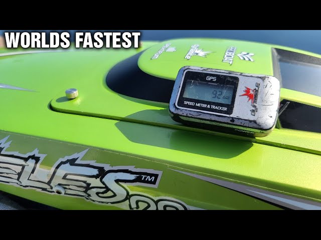 Proboat Veles 29 Hits 92mph u0026 Full Setup Inside u0026 Out - SMC SRD - FE Rc Boat Speed Run class=