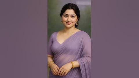 The Smile 😍 / Beautiful Modeling Girl/ Ai Girl Saree Model video 💫💫