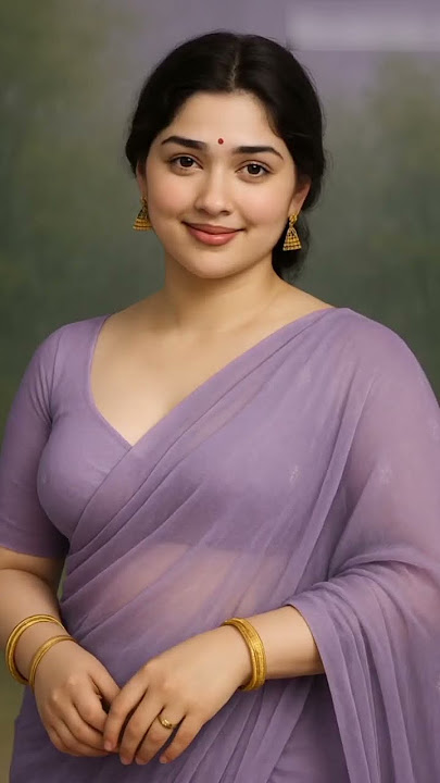 The Smile 😍 / Beautiful Modeling Girl/ Ai Girl Saree Model video 💫💫