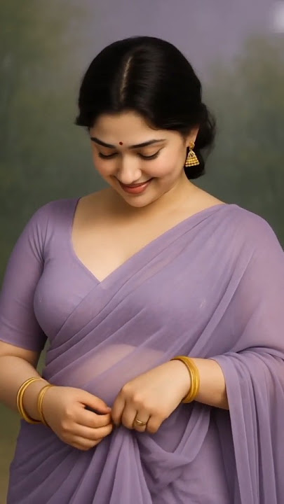 The Smile 😍 / Beautiful Modeling Girl/ Ai Girl Saree Model video 💫💫