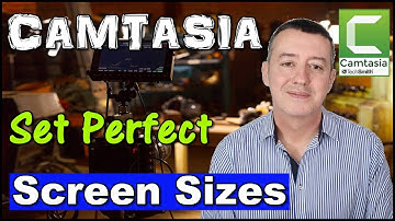 How to get the perfect screen size for your videos in Camtasia 2018 #camtasiastudio #screencast