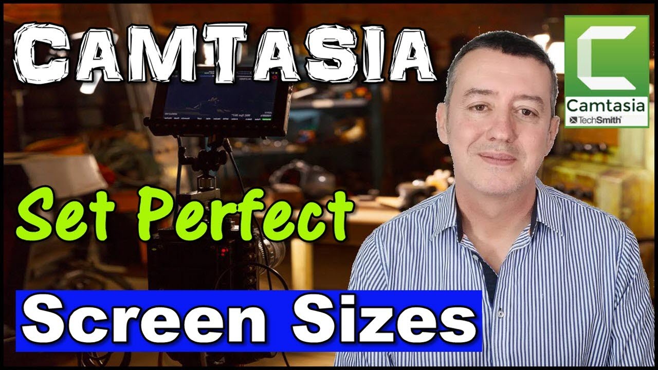 How to get the perfect screen size for your videos in Camtasia 2018 