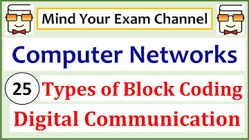 Types of Block Coding in Digital Communication | Computer Networks Course | Lecture 25