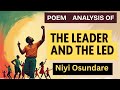 "Poem Analysis: The Leader and the Led by Niyi Osundare | WAEC |