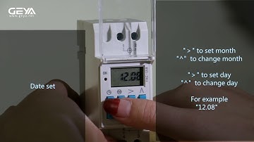 GEYA Astronomical Time Switch Operation Guidance