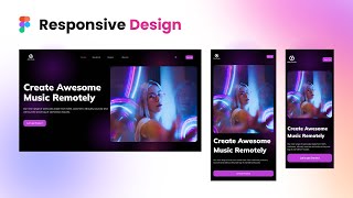 Create a Responsive Design in less then 10 Minutes | Figma Tutorial