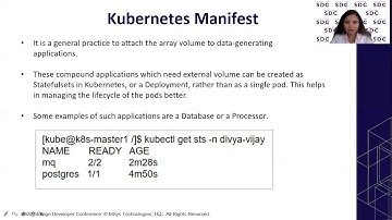 SDC2020: Dynamic Storage Provisioning in Kubernetes of Persistent Volume (PV) and PV Claim (PVC)