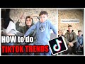 Teaching my family how to do tiktok trends  tutorial  jamootv